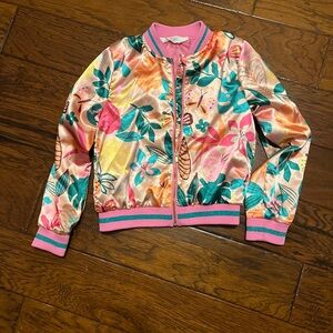 H&M youth floral jacket size 8